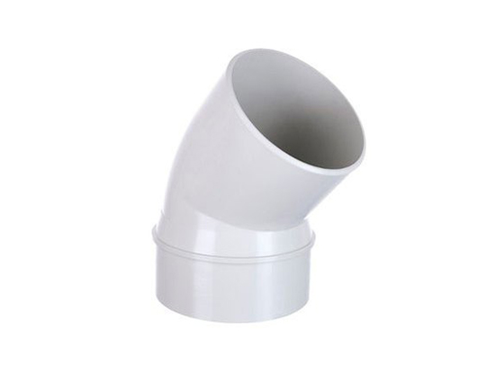 Plastic Pipe fittings - 45 degree bend