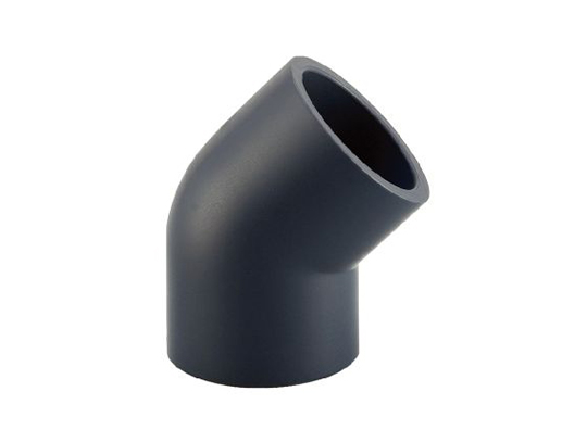 Plastic Pipe fittings - 45 degree bend