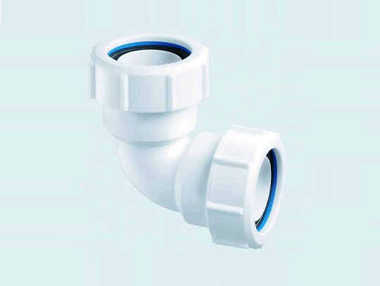 Plastic Pipe fittings - 90 degree bend